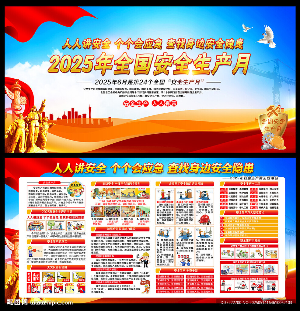 2025年安全月宣传栏