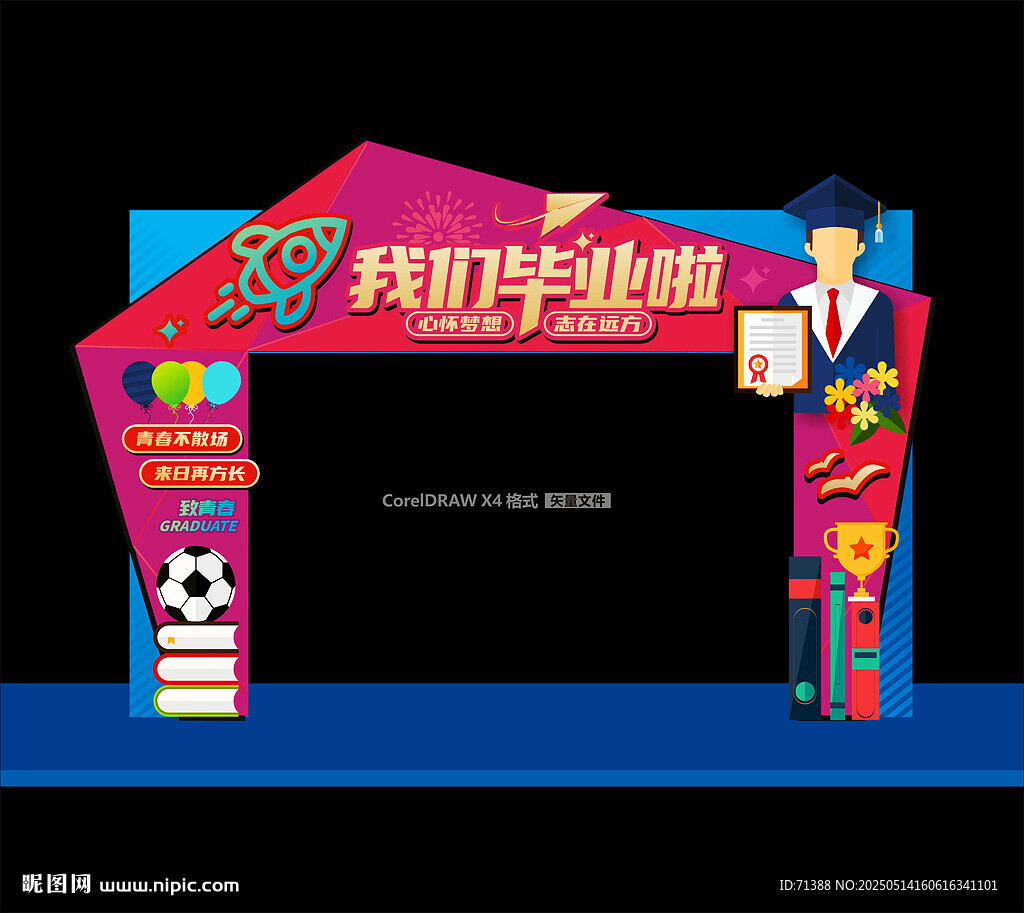 毕业门