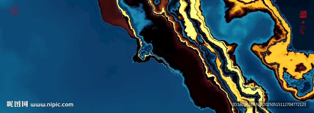水墨油画