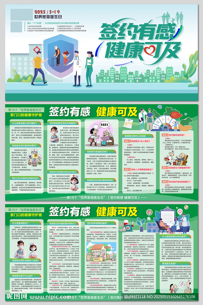 2025世界家庭医生日展板