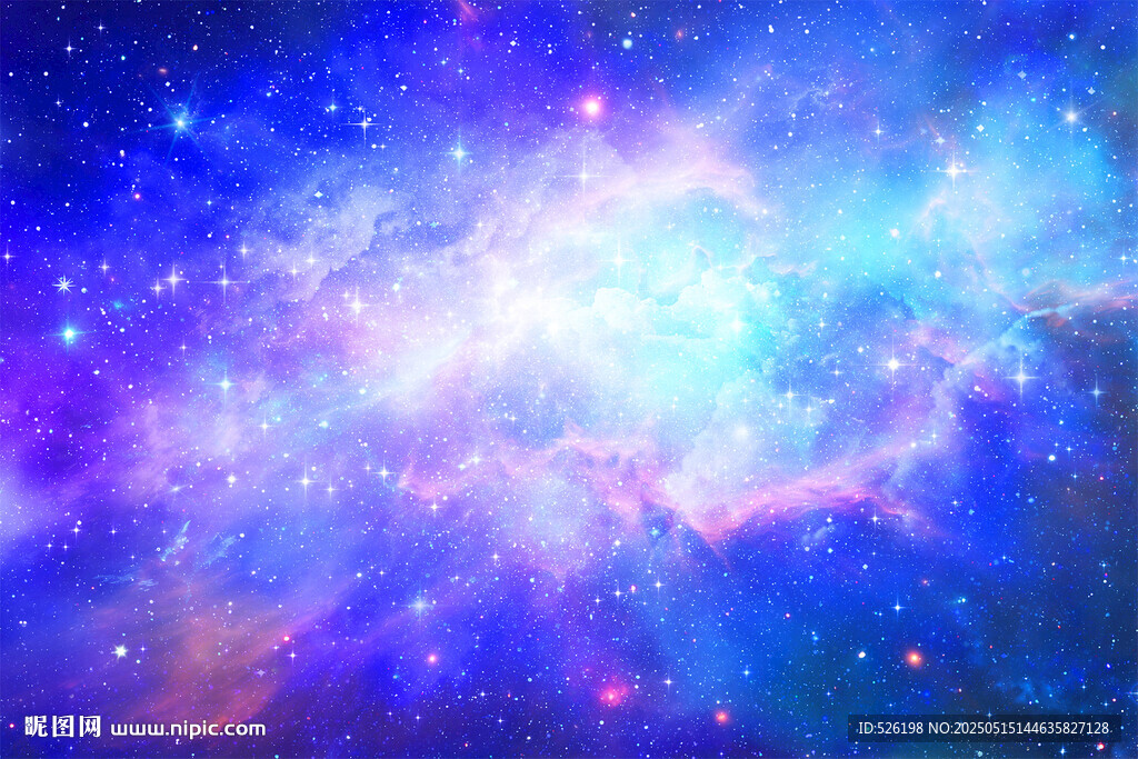 梦幻绚丽的璀璨星空