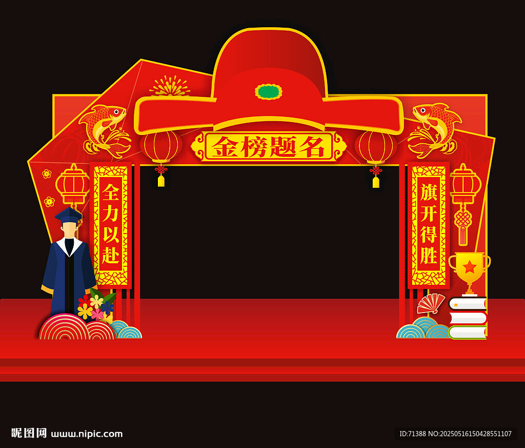 金榜题名门头