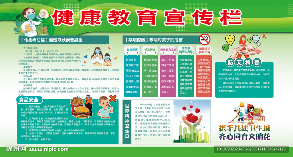 健康教育宣传栏  