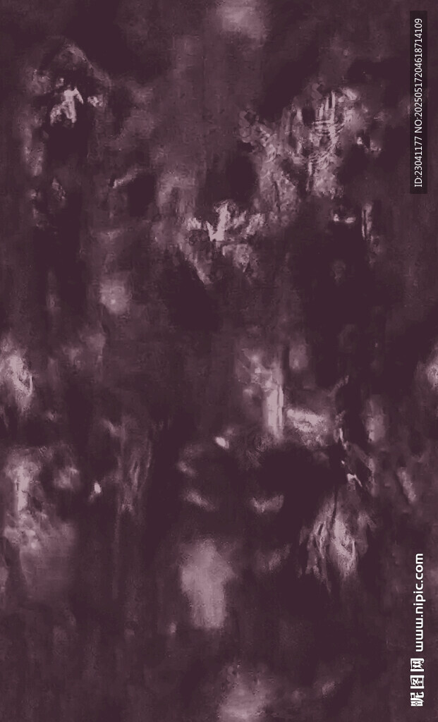 深紫色抽象花卉纹理图案