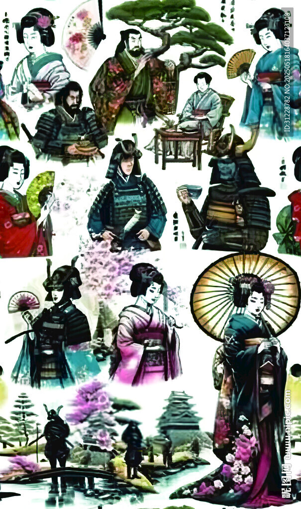 多样古风人物插画集合
