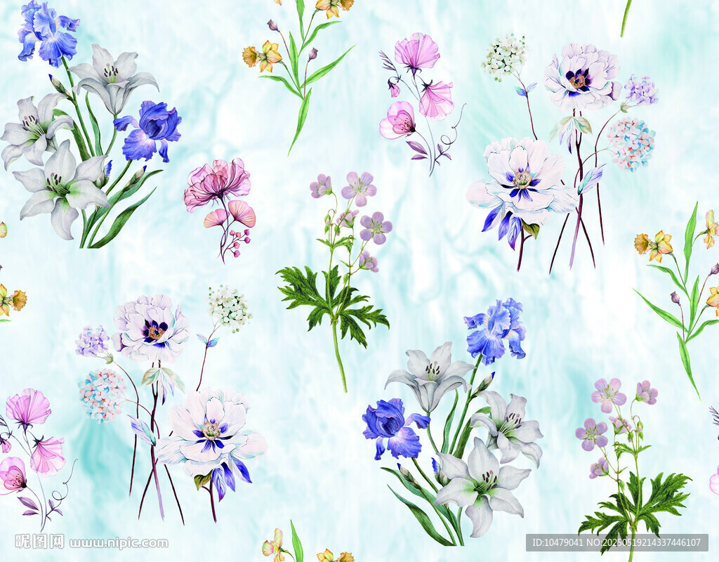 扎染花