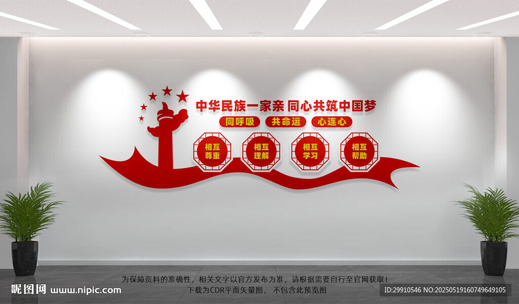 民族团结文化墙