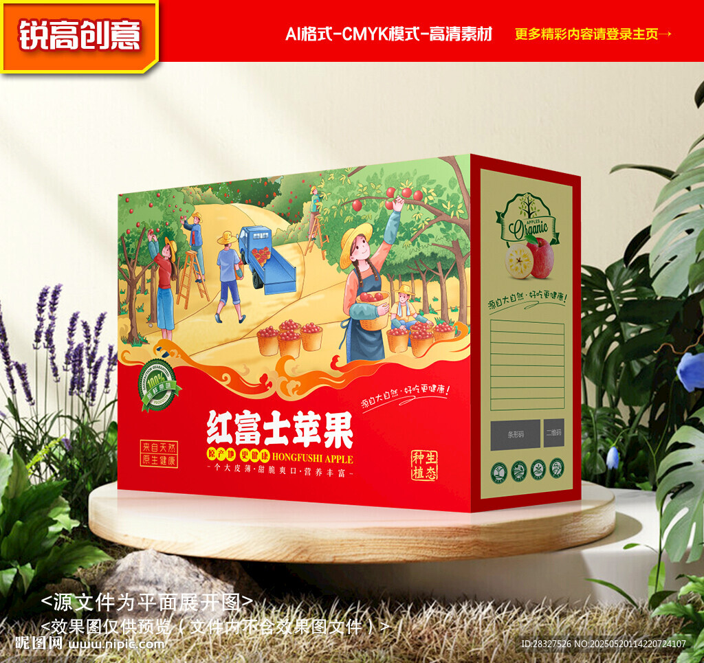 苹果包装 水果礼盒