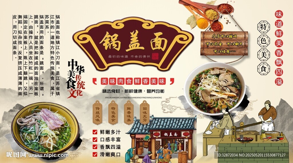 锅盖面背景墙