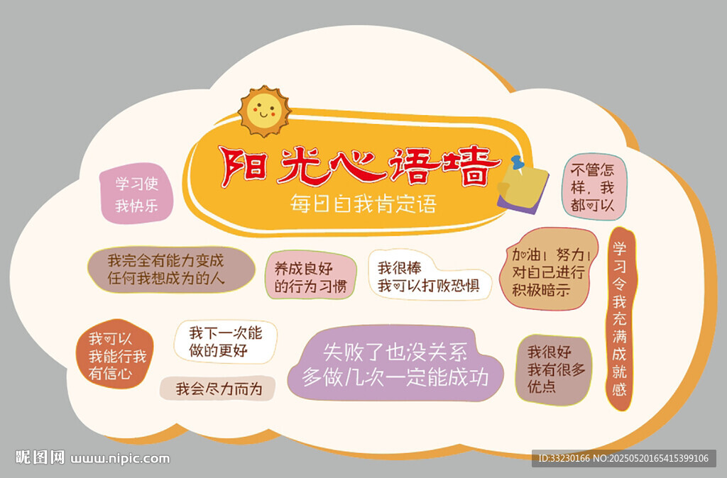 阳光心语文化墙