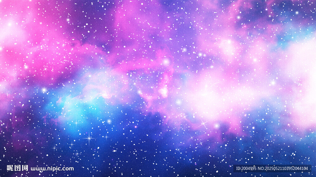 梦幻绚丽的璀璨星空
