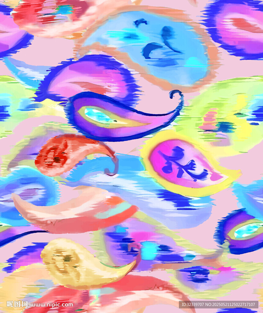 扎染腰果