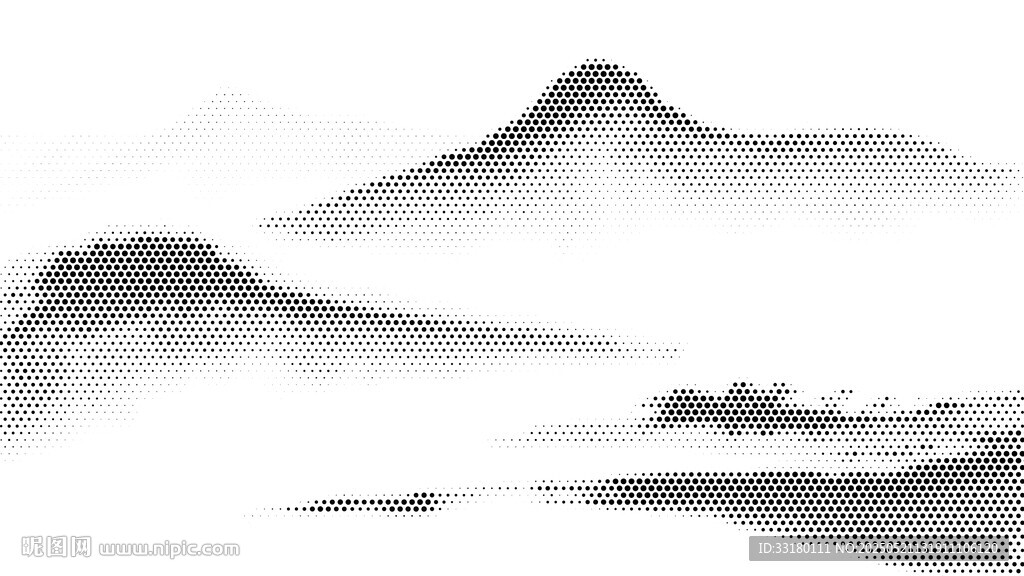 镂空山水画
