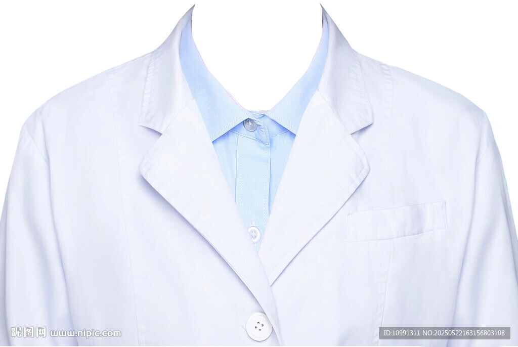 女医生白大褂套装衣服素材