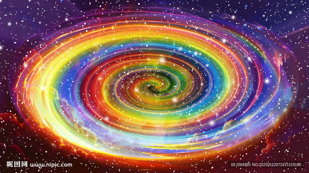 绚丽多彩的宇宙螺旋星系
