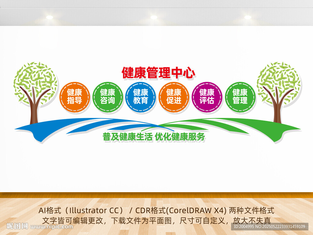 健康管理中心文化墙