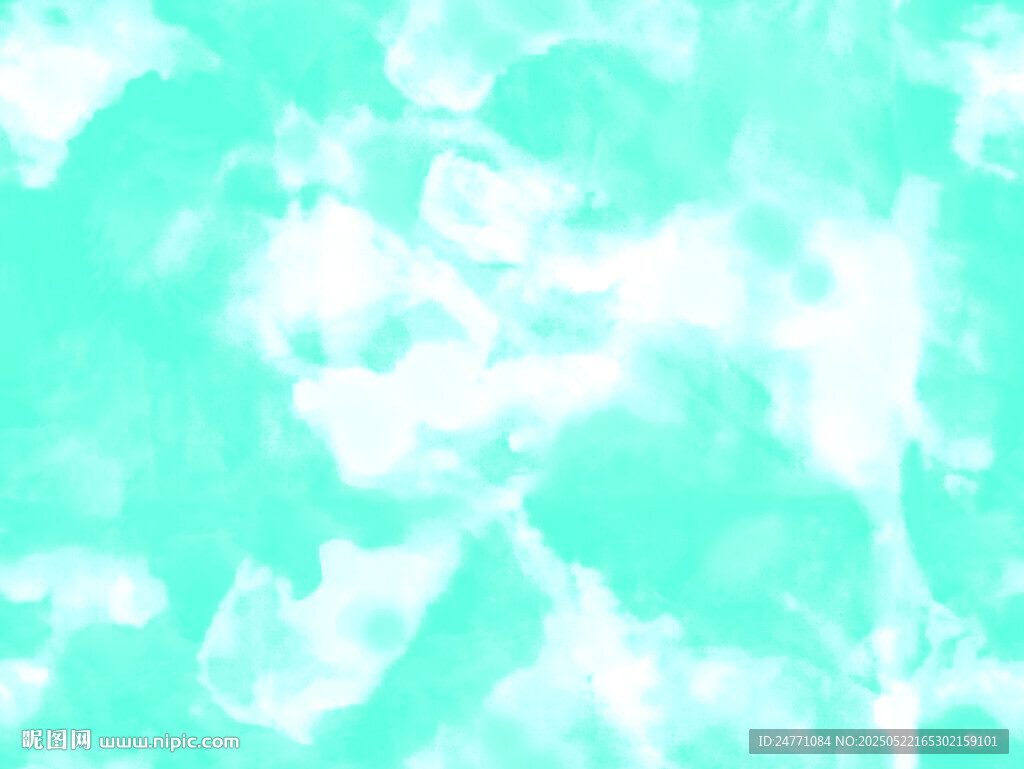 淡绿色梦幻水彩纹理背景