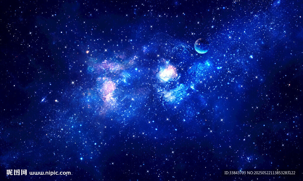 黑色星空背景图