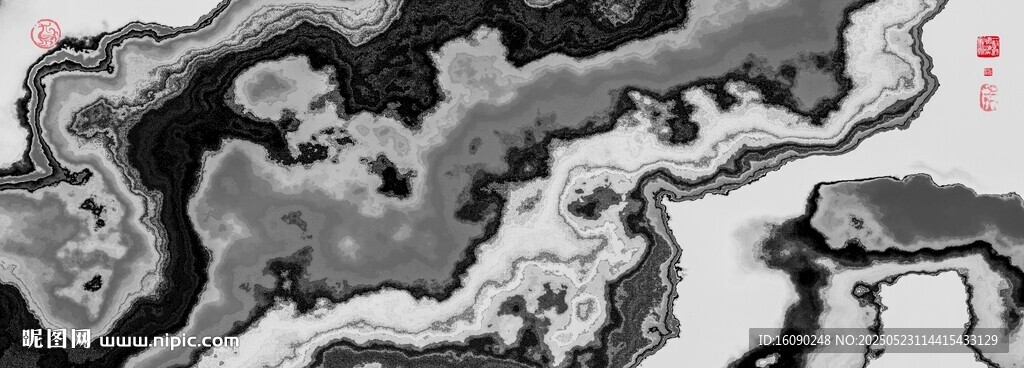 中国风玄关意境装饰画