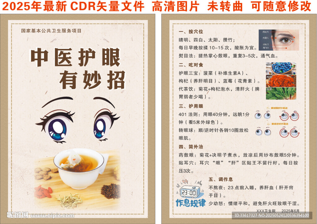 中医护眼有妙招宣传页