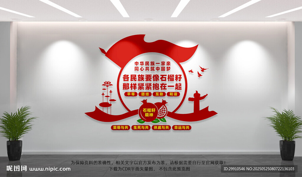 民族团结文化墙