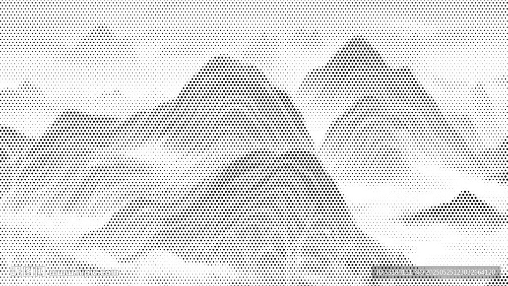 手绘山