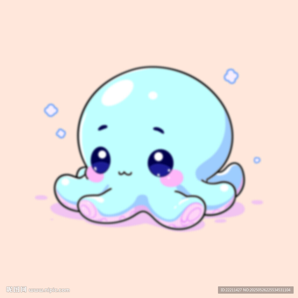 可爱小章鱼插画