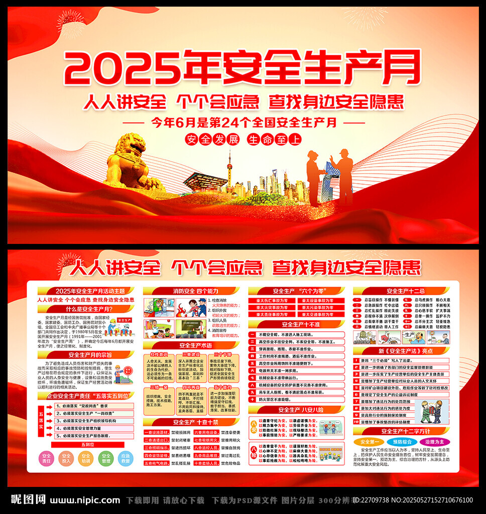 2025安全生产展板科普