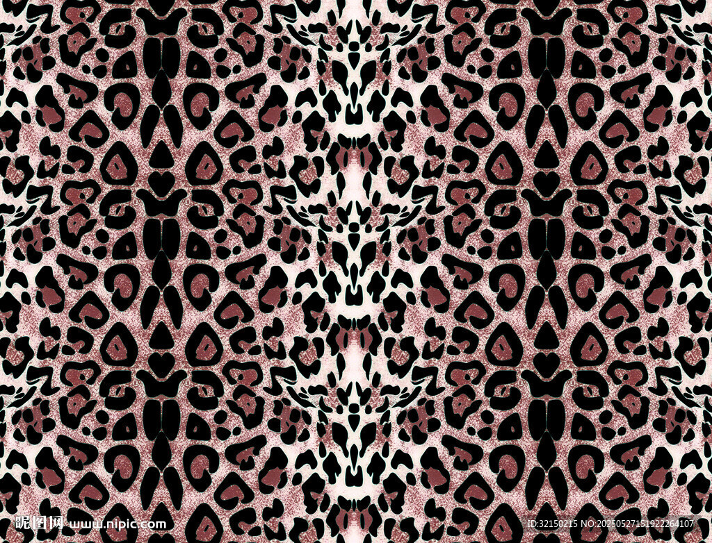 时尚豹纹图案纹理设计