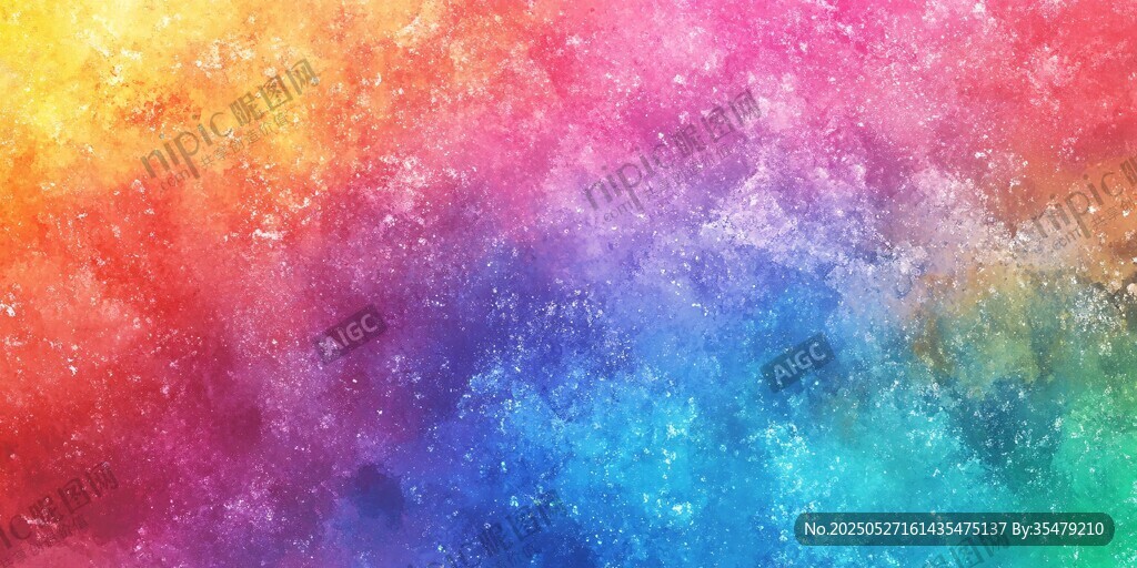 梦幻多彩水彩背景纹理