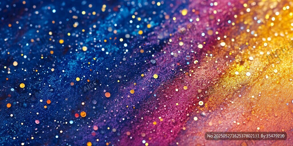 梦幻星空水彩背景纹理