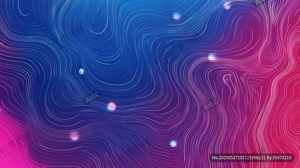 梦幻流体渐变背景图案