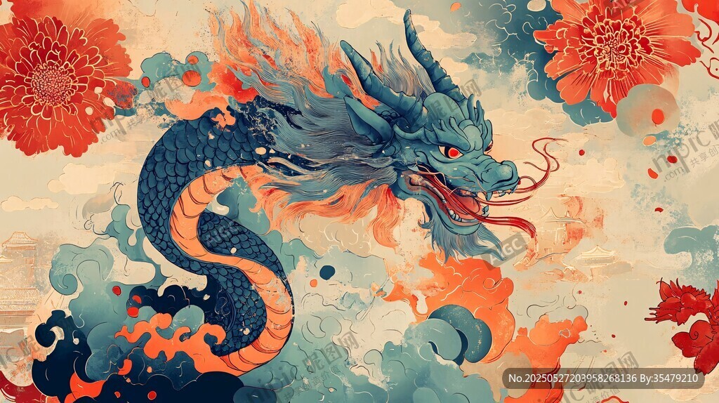 国风祥龙图