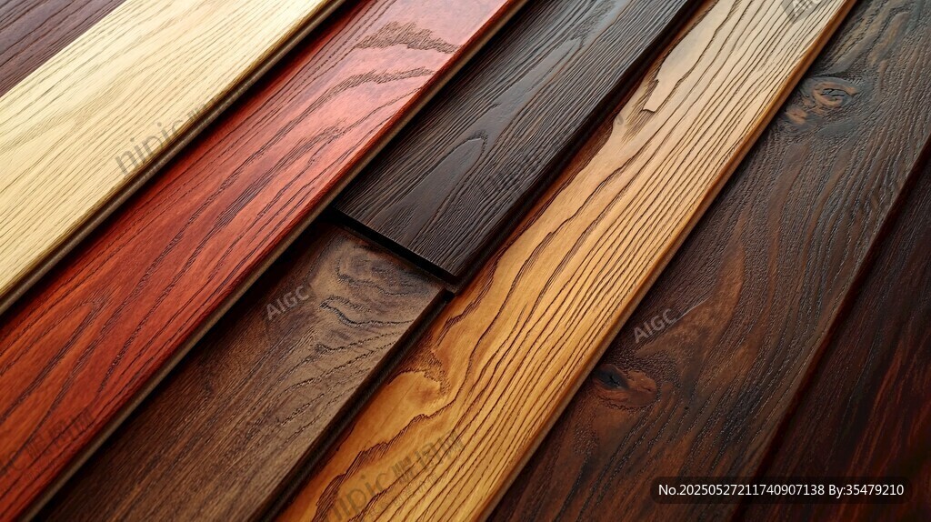 多样实木地板展示