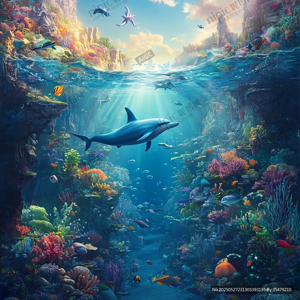 梦幻海底世界的奇妙景象