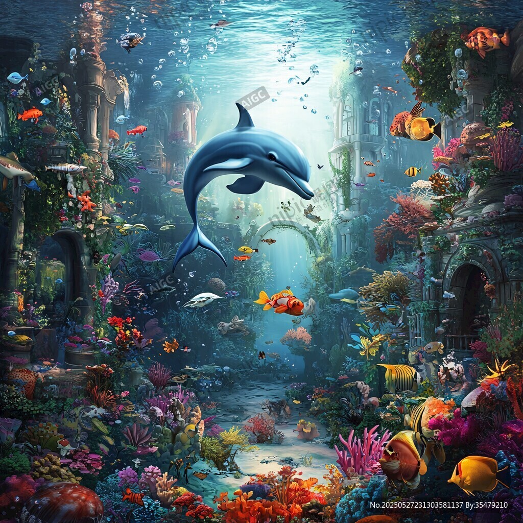 梦幻海底世界的奇幻景观