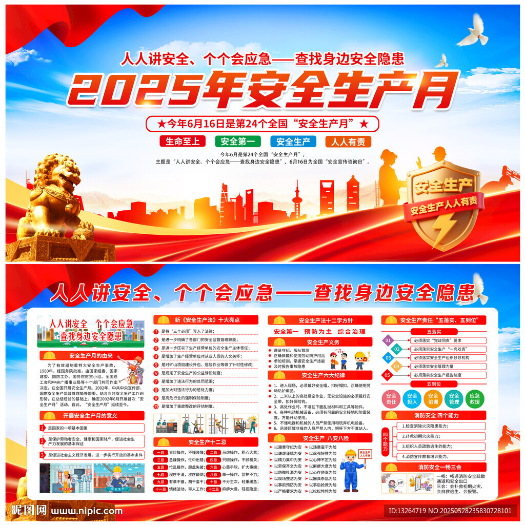 2025年安全生产月宣传栏