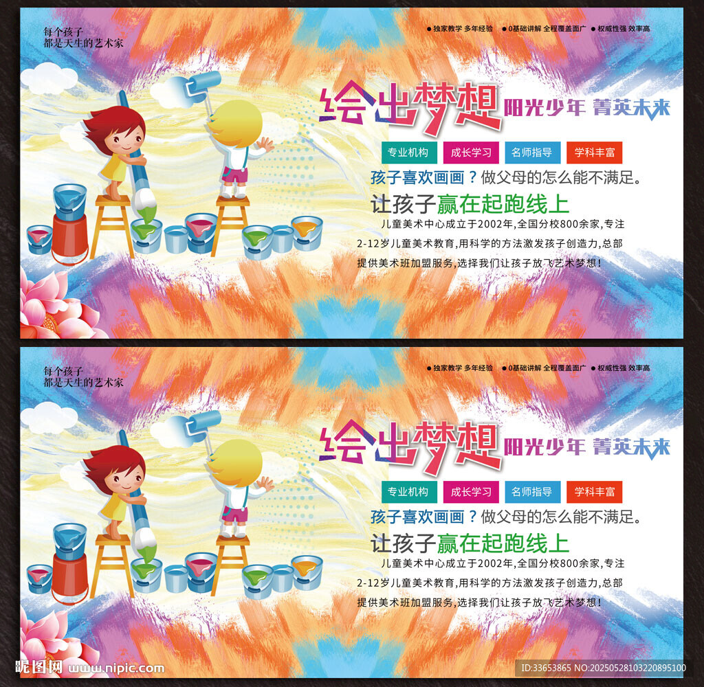 美术展板