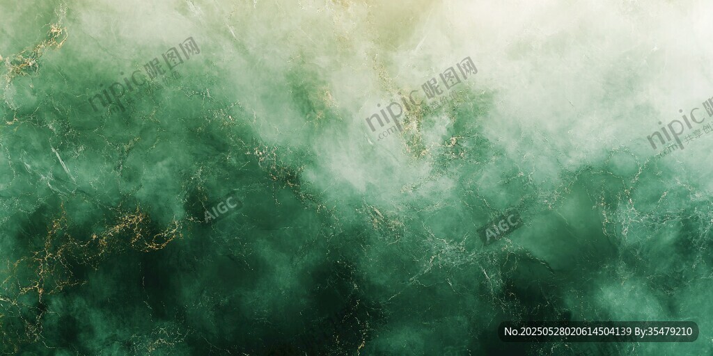 梦幻绿雾背景纹理图