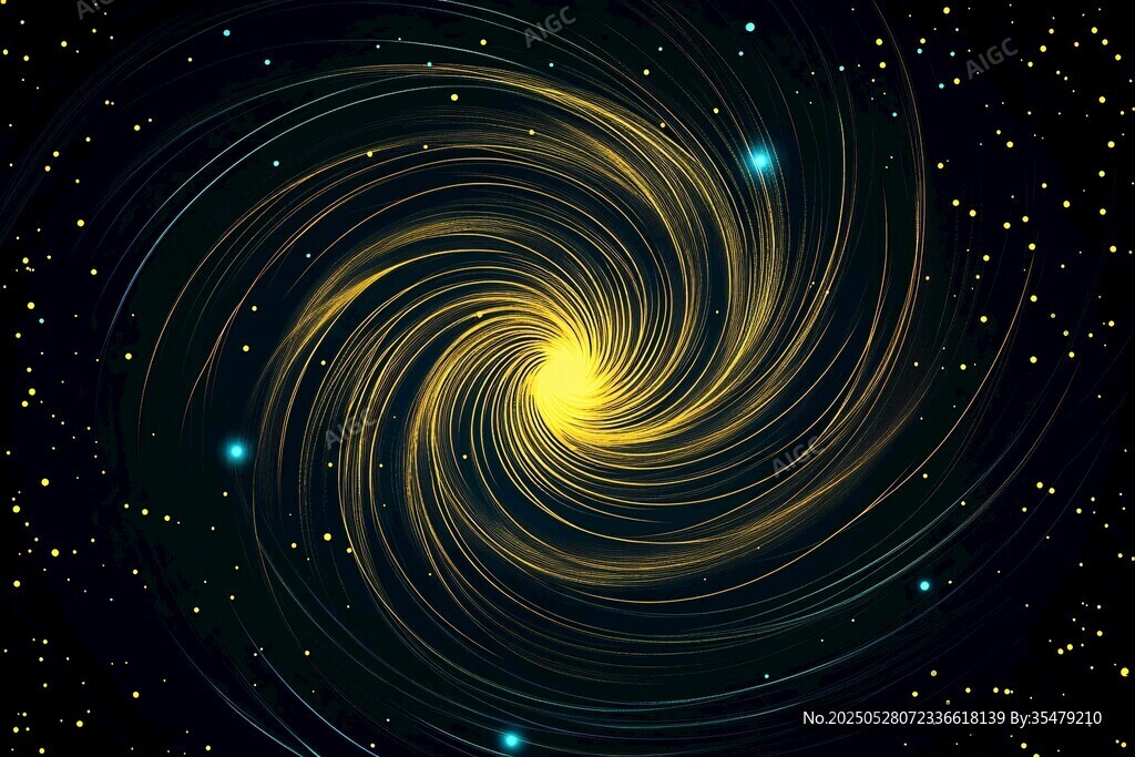 璀璨星际漩涡宇宙景象