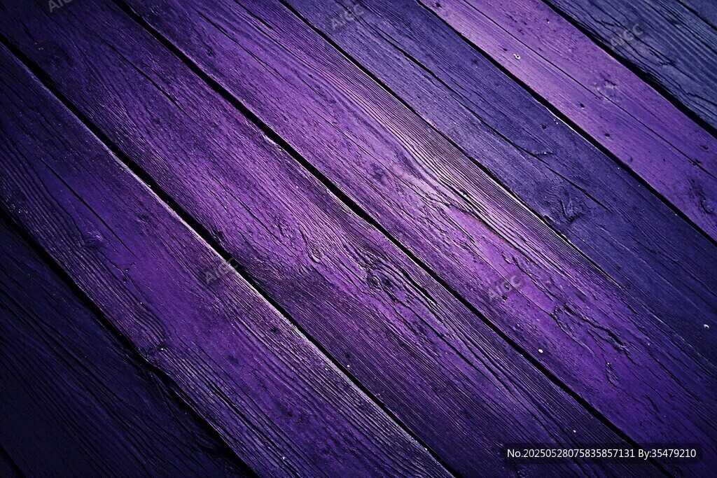 紫色木质地板纹理特写