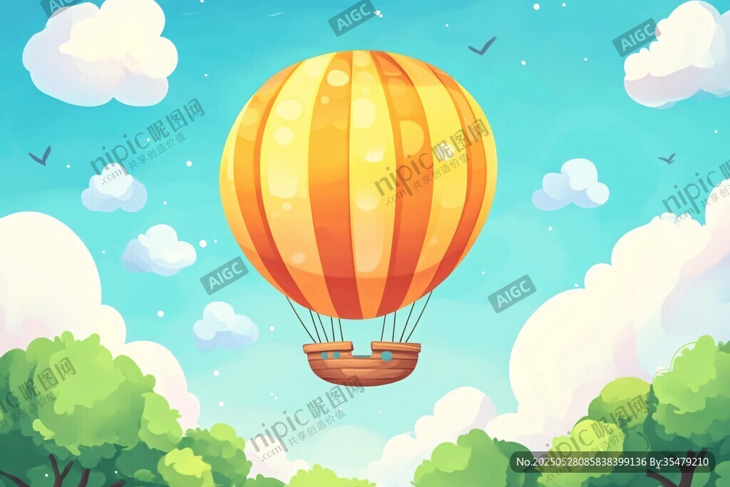 天空中的梦幻热气球之旅