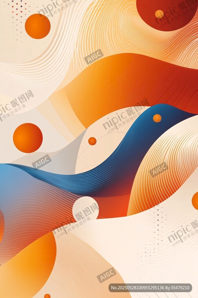 抽象流体渐变艺术图案