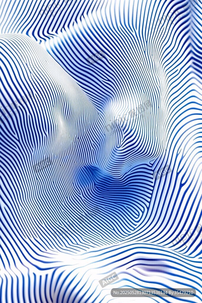 蓝白线条抽象动感背景图