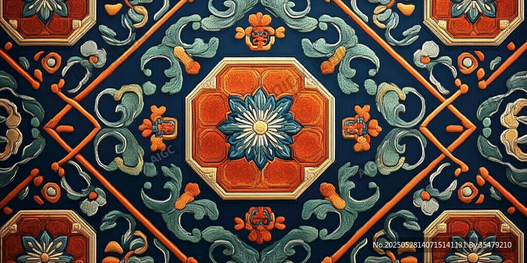中式传统花纹精美图案
