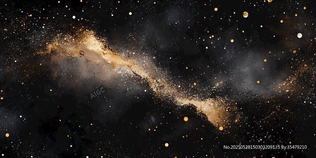 梦幻星际尘埃云绚丽图景