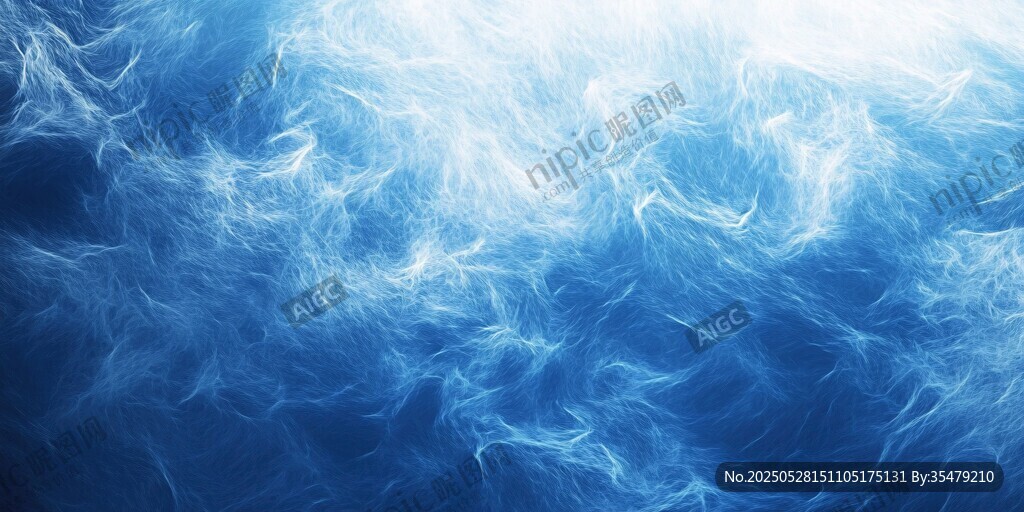 梦幻蓝色烟雾纹理背景