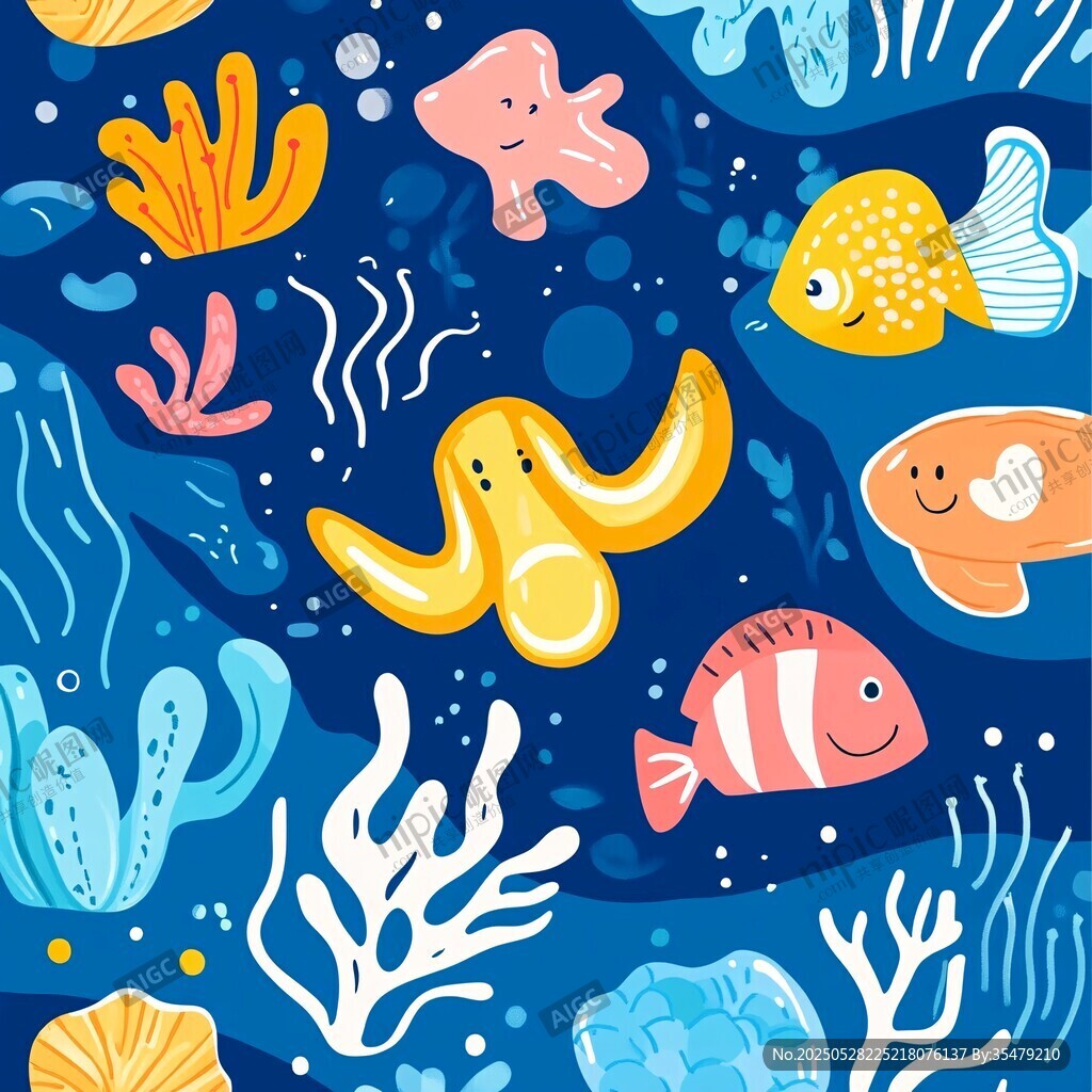 海底萌趣生物欢乐海洋世界