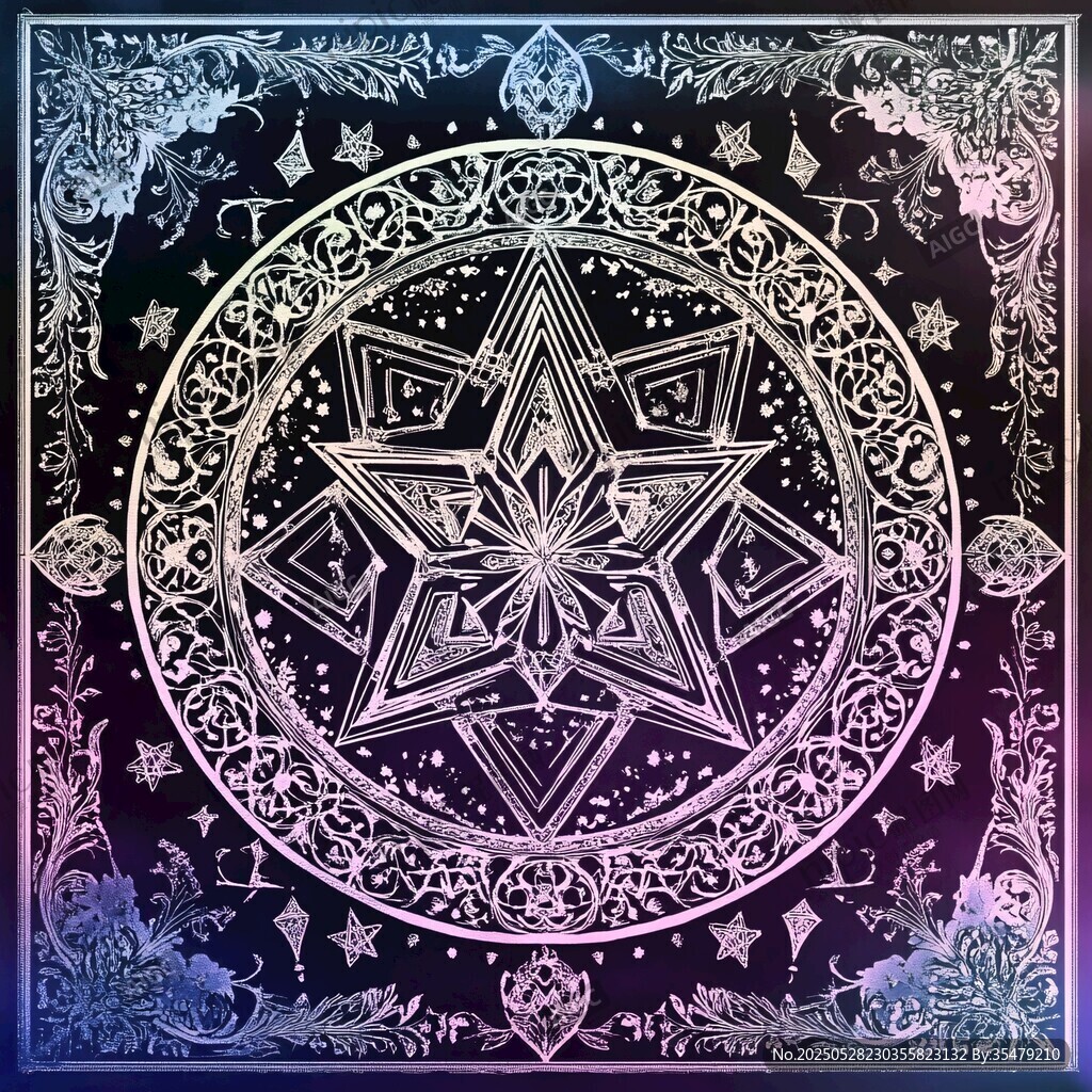神秘梦幻曼陀罗图案设计