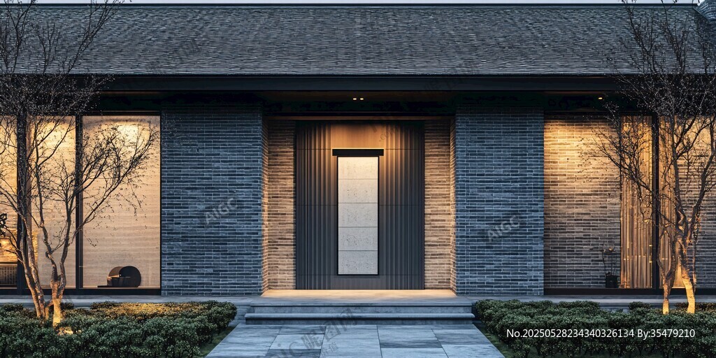 现代简约风住宅入户门设计